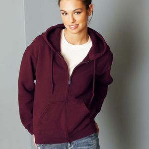 Gildan Adult Full Zip Hooded Sweatshirt